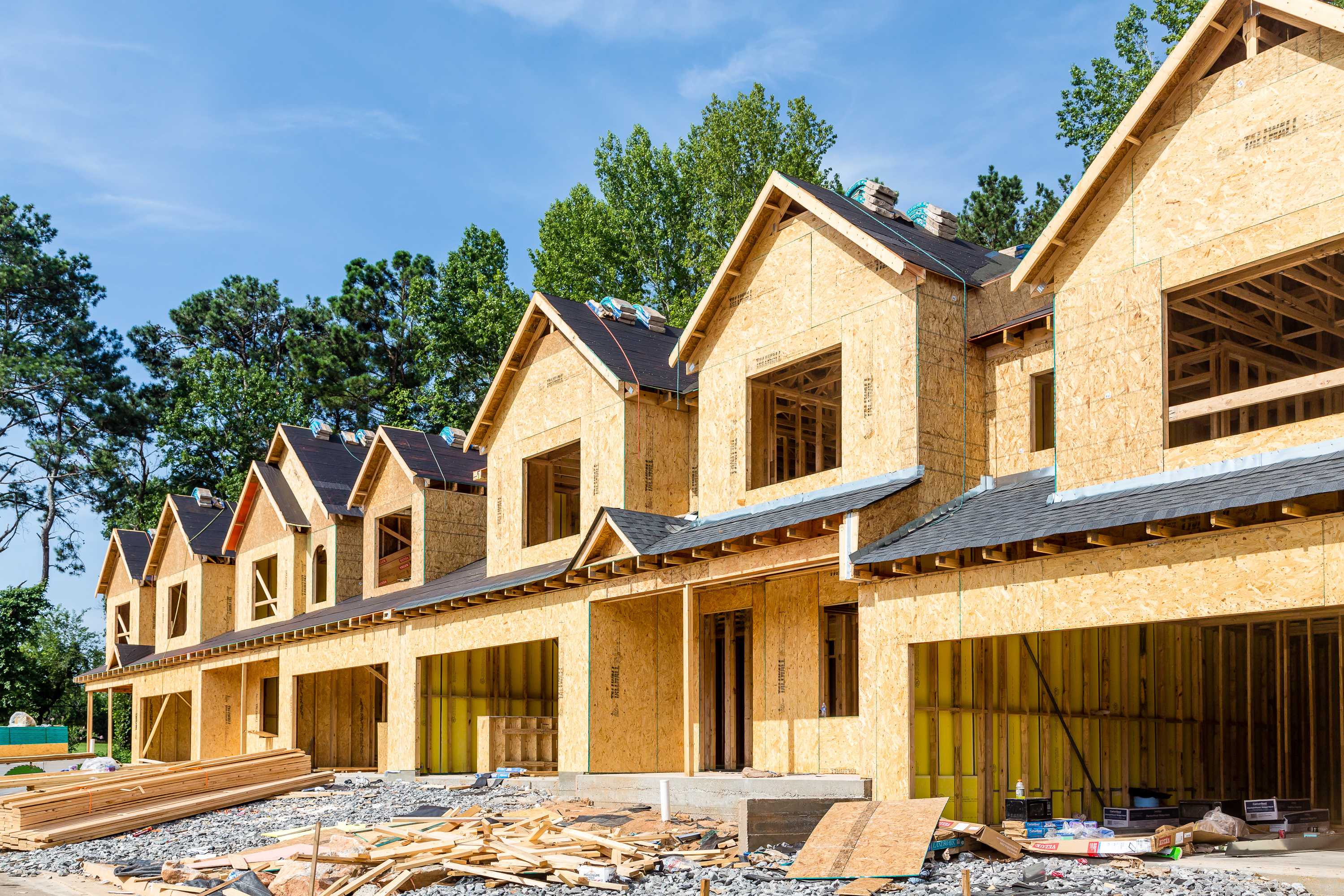 New buildings nearing completion